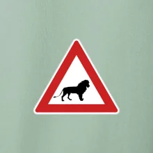 Dopravná značka - Pozor lev