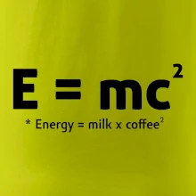 e = mc2 - coffee milk