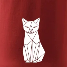 Origami mačka spredu