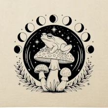 Goblincore fázy mesiaca Goblincore fázy mesiaca