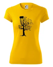 Disc golf pozor strom