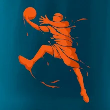 Basketball player splash