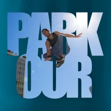 Parkour nápis nebo