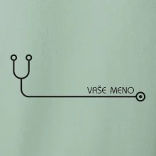 Doktor a sestrička - stetoskop s menom