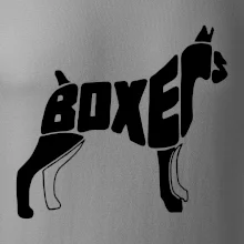 Boxer nápis v tele