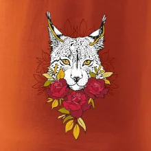 Rys s červenými ružami (Pecka design)