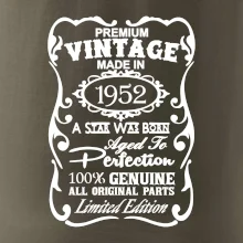 Vintage Etiketa - 1952