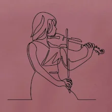 Huslistka jedným ťahom