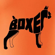 Boxer nápis v tele