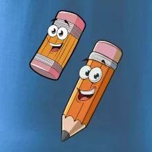 Parové tričko - Ceruzka a guma