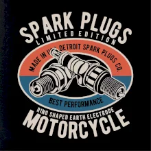 Spark Plugs ovál Spark Plugs ovál