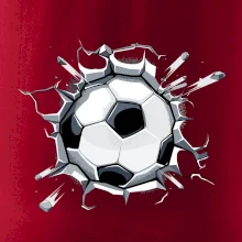 Futbalová lopta v triku