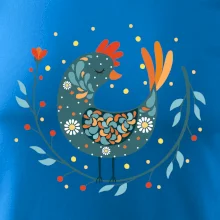 Folklór - sliepky s margarétkami