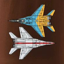 Mig 29 Fulcrum zo spoda a zo shora