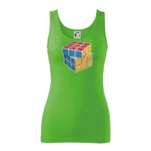 Rubikova kocka kreslená