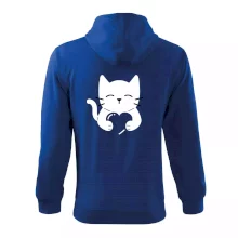 Mačka drží srdce Mačka drží srdce