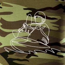 Kajak na vode jedným ťahom