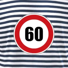 Dopravná značka - obmedzenie rýchlosti 60