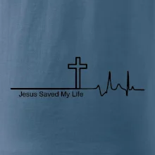 Jesus Saved My Life kríž ekg Jesus Saved My Life kríž ekg