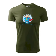Otec superman - chlapec a chlapec Otec superman - chlapec a chlapec