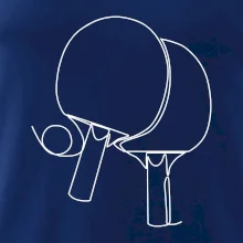 Rakety na stolný tenis jedným ťahom Rakety na stolný tenis jedným ťahom