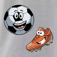 Parové tričko - Kopačka a lopta