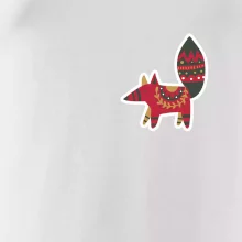 Folklór na prsníku líška