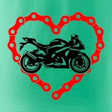 Moto srdce reťaz - cestná Moto srdce reťaz - cestná