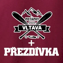 K vode - pádla hory (vlastný nápis)