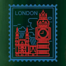 Londýn známka jednoduchá