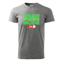 Italian speaking mode - ON Italian speaking mode - ON