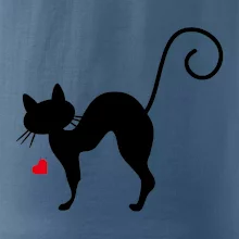 Zamilovaná mačka prehnutá