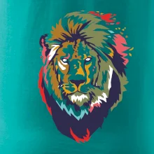 Hlava leva kreslená jednoduchá