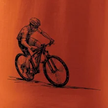 MTB kreslený cyklista MTB kreslený cyklista