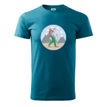 Farebný párový motív na hory