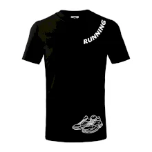 Running nápis šikmo