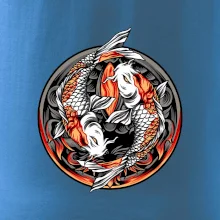 Yin & Yang Koi kapor - oranžový Yin & Yang Koi kapor - oranžový