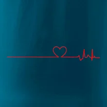 Poker EKG srdce červené