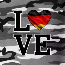 Love Nemecká vlajka