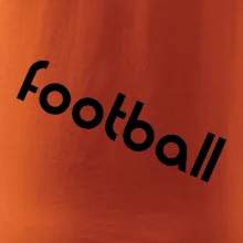 FOOTBALL nápis šikmo FOOTBALL nápis šikmo