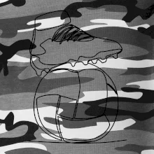 Futbalová lopta kopačka jedným ťahom Futbalová lopta kopačka jedným ťahom