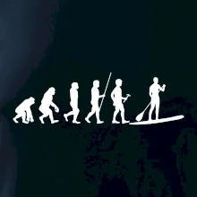 Evoluce paddleboard muž