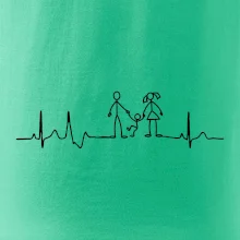 EKG rodina a jedno dieťa
