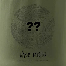 Vaše miesto - vrstevnice v kruhu