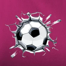 Futbalová lopta v triku Futbalová lopta v triku