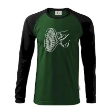 Tenisová raketa jedným ťahom Tenisová raketa jedným ťahom