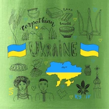 Ukrajina folklór - kreslené obrázky