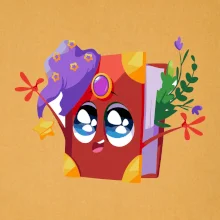 Kreslená kniha kúzelná