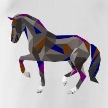 Kôň geometria farebný