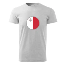 Vlajka Malta okrúhla veľká